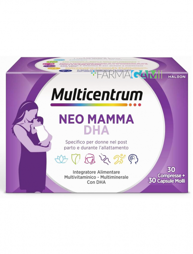 Multicentrum Neo Mamma DHA 30 Compresse + 30 Capsule Molli