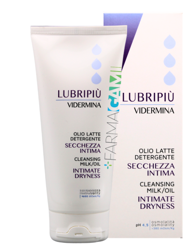 Vidermina Lubripiù Olio Latte Detergente Secchezza Intima 200 ml