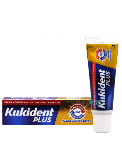 KUKIDENT PLUS DOPPIA AZIONE 40 G CREMA ADESIVA PER PROTESI DENTALE 