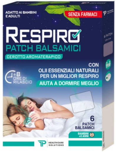 Respiro Patch Balsamico 6 Cerotti Aromaterapici