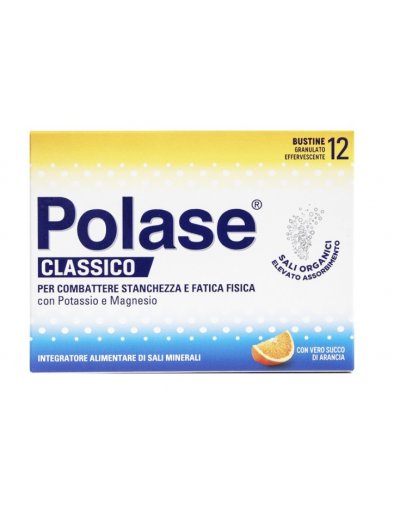 Polase Arancia Integratore Magnesio E Potassio 12 Bustine 