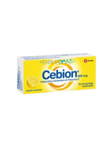 Cebion Vitamina C 500 mg 20 Compresse Masticabili Limone