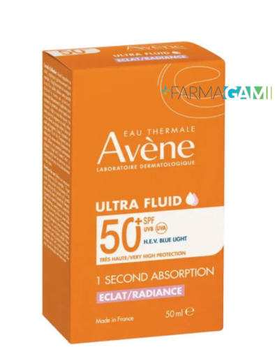 Avène Ultra Fluid Luminosità Protezione Molto Alta SPF50+ Solare per Pelle Sensibile 50 ml Avène Ultra Fluid Luminosità Protezione Molto Alta SPF50+ Solare per Pelle Sensibile 50 ml