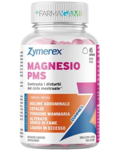 Zymerex Magnesio PMS Integratore utile nel periodo premestruale 45 Caramelle Gommose Zymerex Magnesio PMS Integratore utile nel periodo premestruale 45 Caramelle Gommose