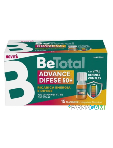 BeTotal Advance Difese 50+ Integratore Energia e Difese 15 Flaconcini