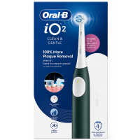 Oral-B iO Spazzolino Series 2 Forest Green Spazzolino Elettrico con Custodia da Viaggio