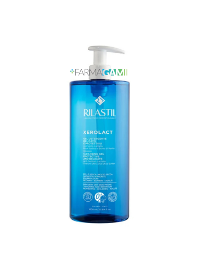 Rilastil Xerolact Gel Detergente Delicato 1000 ml per Pelle Secca e Molto Secca Rilastil Xerolact Gel Detergente Delicato 1000 ml per Pelle Secca e Molto Secca