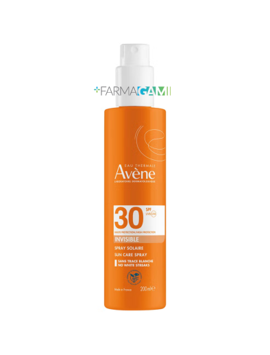 Avène Spray Solare SPF30 200 ml protezione media corpo pelle sensibile