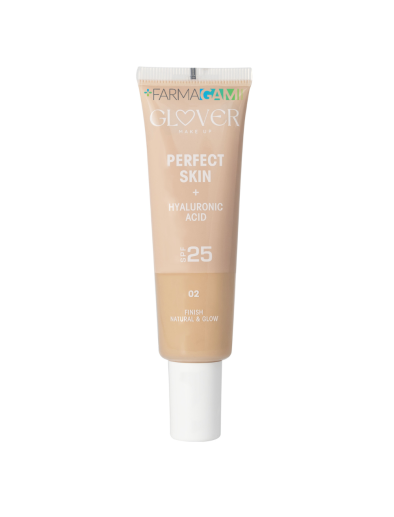 Glover Perfect Skin Fondotinta 02 SPF 25 Effetto Naturale Glow 30 ml Glover Perfect Skin Fondotinta 02 SPF 25 Effetto Naturale Glow 30 ml