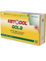 Ketodol Gola con Flurbiprofene Miele e Limone 16 Pastiglie Ketodol Gola con Flurbiprofene Miele e Limone 16 Pastiglie