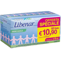 Libenar Soluzione Fisiologica Isotonica 60 Fiale 5 ml – Igiene Nasale Quotidiana