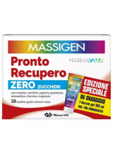 Massigen Pronto Recupero Senza Zucchero 18 Bustine Gusto arancia rossa