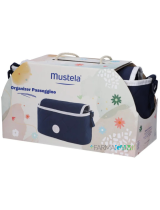 Mustela Organizer Passeggino Cofanetto Fluido Detergente Senza Risciacquo 300ml + Pasta Cambio 50ml + 60 Salviettine