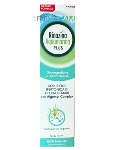 Rinazina Aquamarina Plus per l'Igiene del Naso 125 ml