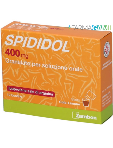 Spididol 400 mg Granulato Ibuprofene 12 Bustine Cola-Limone
