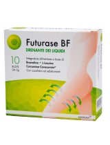 Futurase BF Integratore Drenante Dei Liquidi con Bromelina e Curcuma 10 Bustine