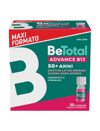 Be Total Advance B12 50+ Anni Integratore 30 Flaconcini