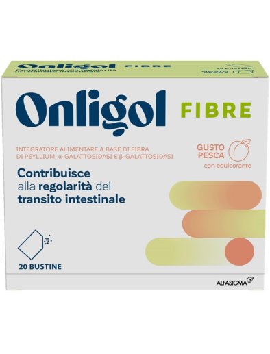 Onligol Fibre Pesca Integratore Transito Intestinale 20 Bustine