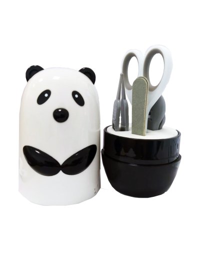 Chicco Baby Set Manicure Rigido Panda 5 Pezzi 0 m+