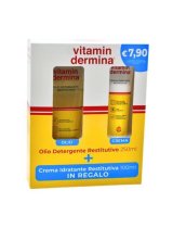 Vitamindermina Olio Detergente 250 ml +Crema Idratante 100 ml Omaggio 