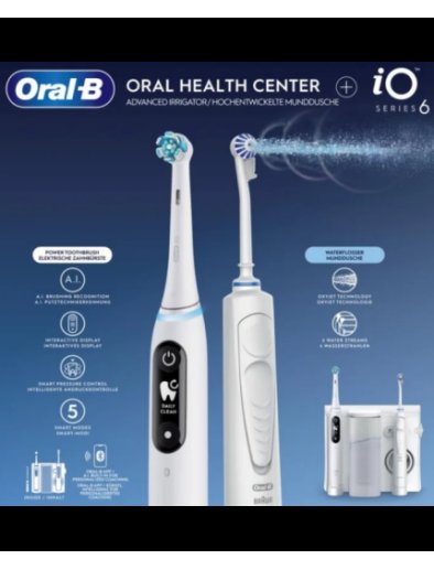 Oral-B – Idropulsore OxyJet + Spazzolino Elettrico iO6
