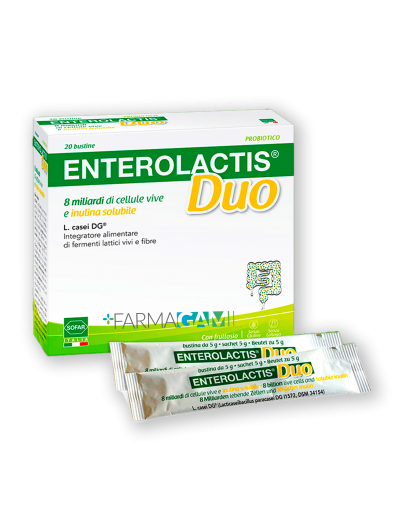 Enterolactis Duo Integratore Fermenti Lattici 20 bustine