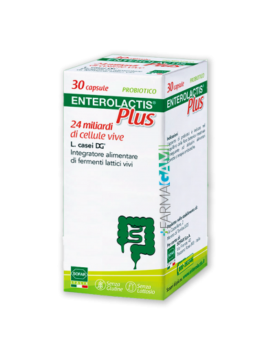 Enterolactis Plus Integratore Fermenti Lattici 15 capsule