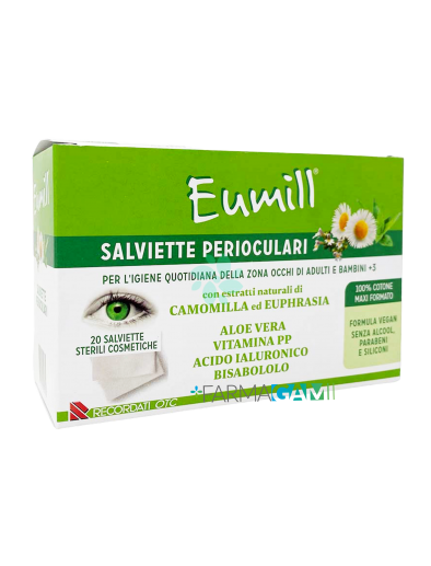 Eumill Salviette Perioculari 20 Pezzi