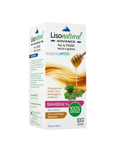 Lisonatural Advance Bambini 1+ Sciroppo Tosse secca e Grassa 133 ml