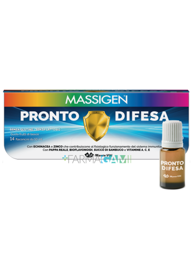 Massigen Pronto Difesa Sistema Immunitario 14 Flaconcini