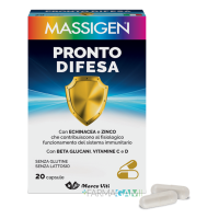 Massigen Pronto Difesa Integratore Sistema Immunitario 20 capsule