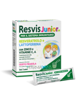 Resvis Junior XR Integratore Aumentare Difese Immunitarie 12 Bustine 