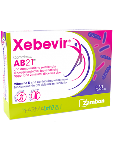 Xebevir Integratore Probiotico E Vitamina D 30 Capsule