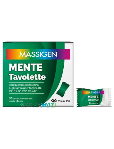 Massigen Mente 30 Tavolette Masticabili