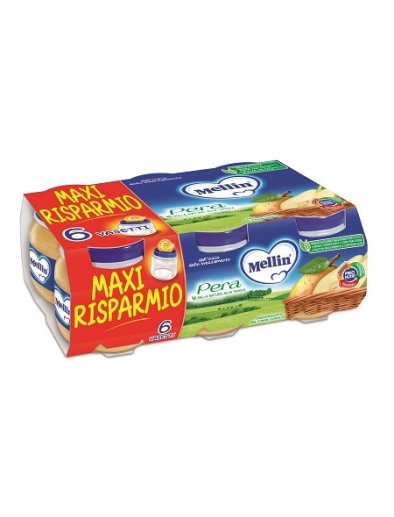 MELLIN OMOG PERA 6X100G