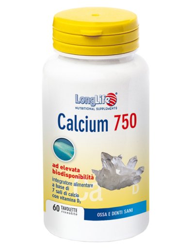 LONGLIFE CALCIUM 750MG 60TAV