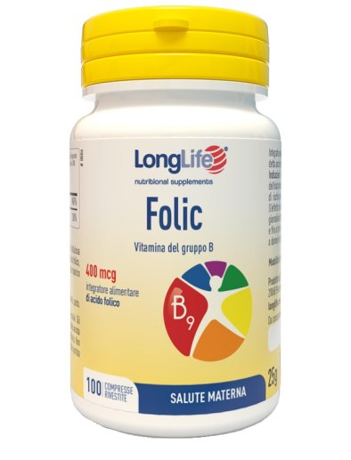LONGLIFE FOLIC 400MCG 100CPR