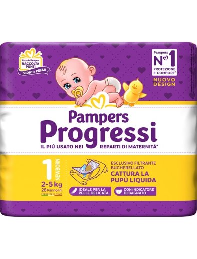 PAMPERS PROGRESSI NEWBORN 28PZ