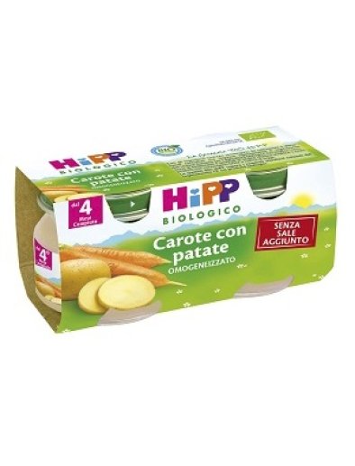 HIPP BIO OMOG CAROTE/PAT 2X80G