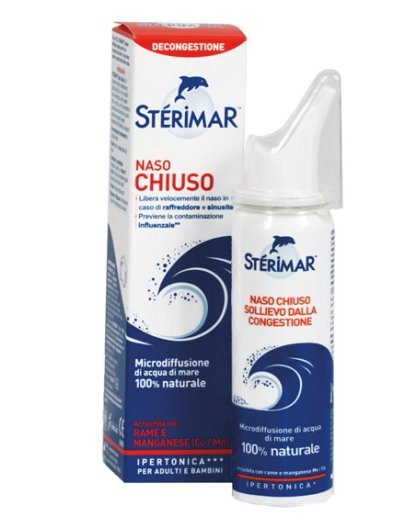 STERIMAR IPERTONICO CU/MC NASO CHIUSO SPRAY 50 ML