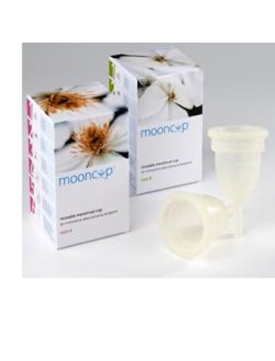 COPPETTA MESTRUALE MOONCUP TAGLIA A GRANDE PER DONNE CON PIU' DI 30 ANNI