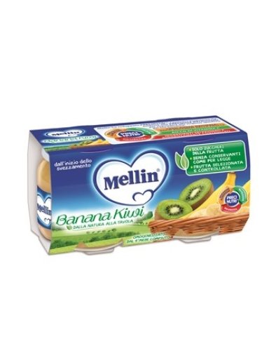 MELLIN OMOG BANANA/KIWI 2X100G