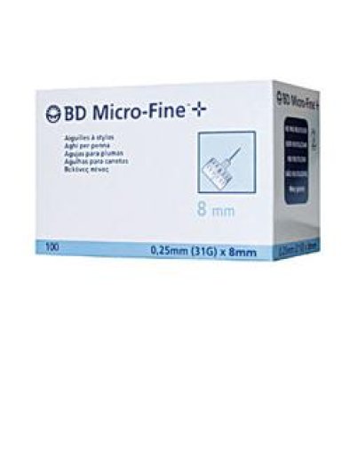 BD MICROFINE AGO G31 8MM 100PZ