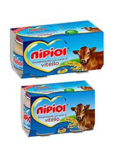 NIPIOL OMOG VITELLO 120G 2PZ