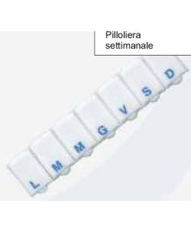 PILLOLIERA SITTIMANALE PLASTICA