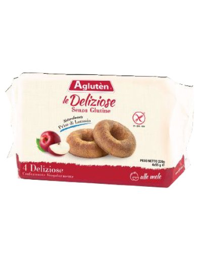 AGLUTEN LE DELIZIOSE CIAMBELLE ALLE MELE 220 GRAMMI