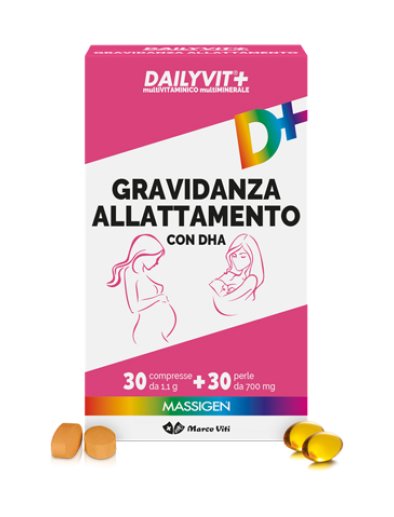 DAILYVIT MASSIGEN GRAVIDANZA E ALLATAMENTO INTEGRATORE 30 COMPRESSE