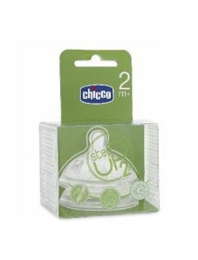 Chicco Tettarella Silicone Step Up 2 m+ 2 pezzi