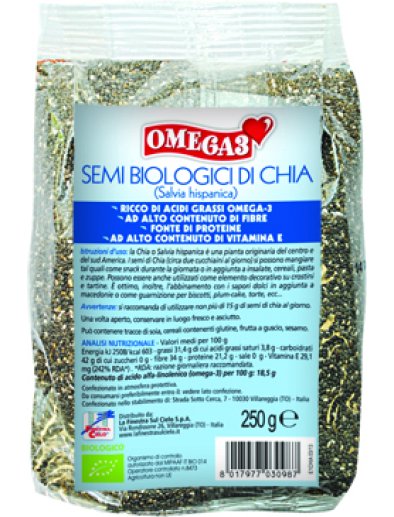 SEMI CHIA BIO 250G OMEGA 3