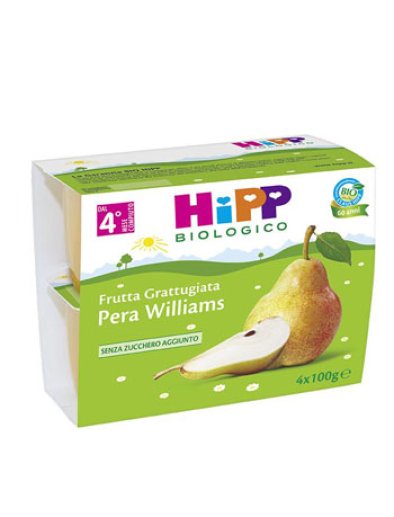 HIPP BIO FRU GRAT PERA 4X100G